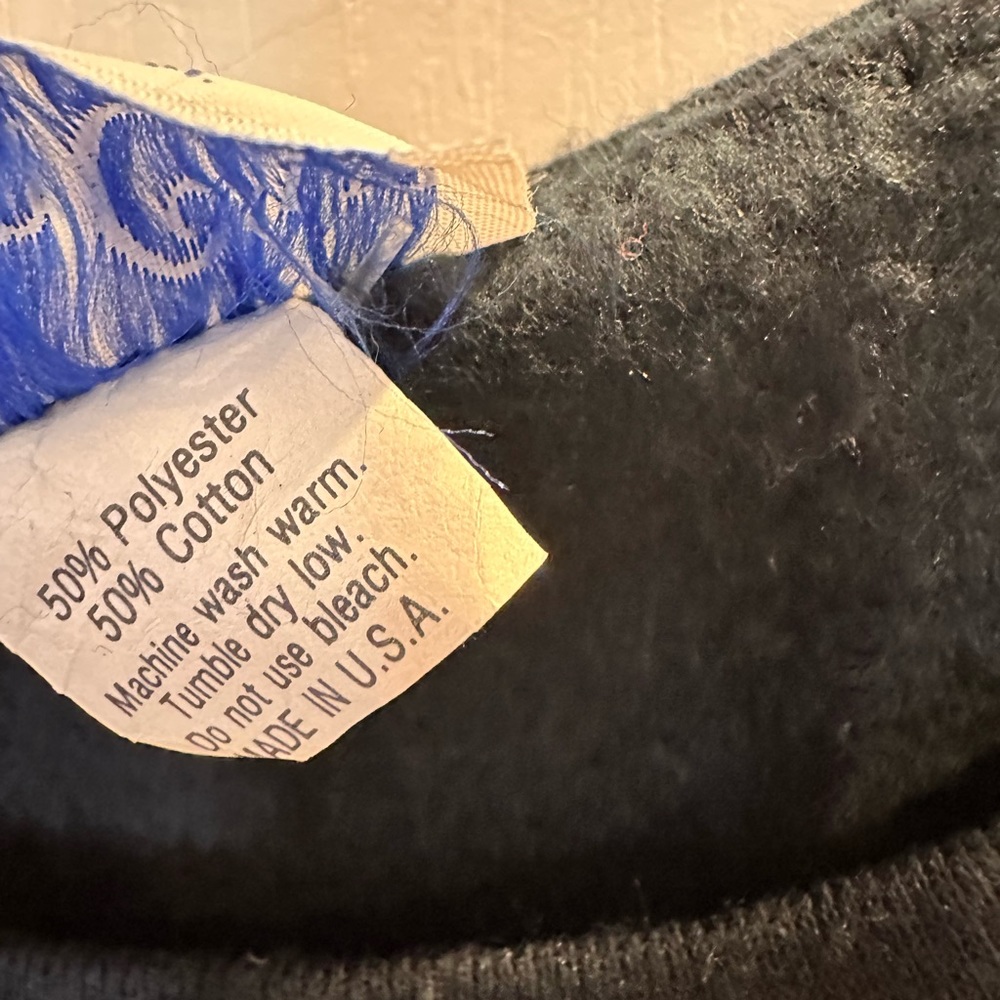 Vintage Saxon cove Glitter Kittens black Sweatshirt No size tag See measurements - Picture 3 of 8